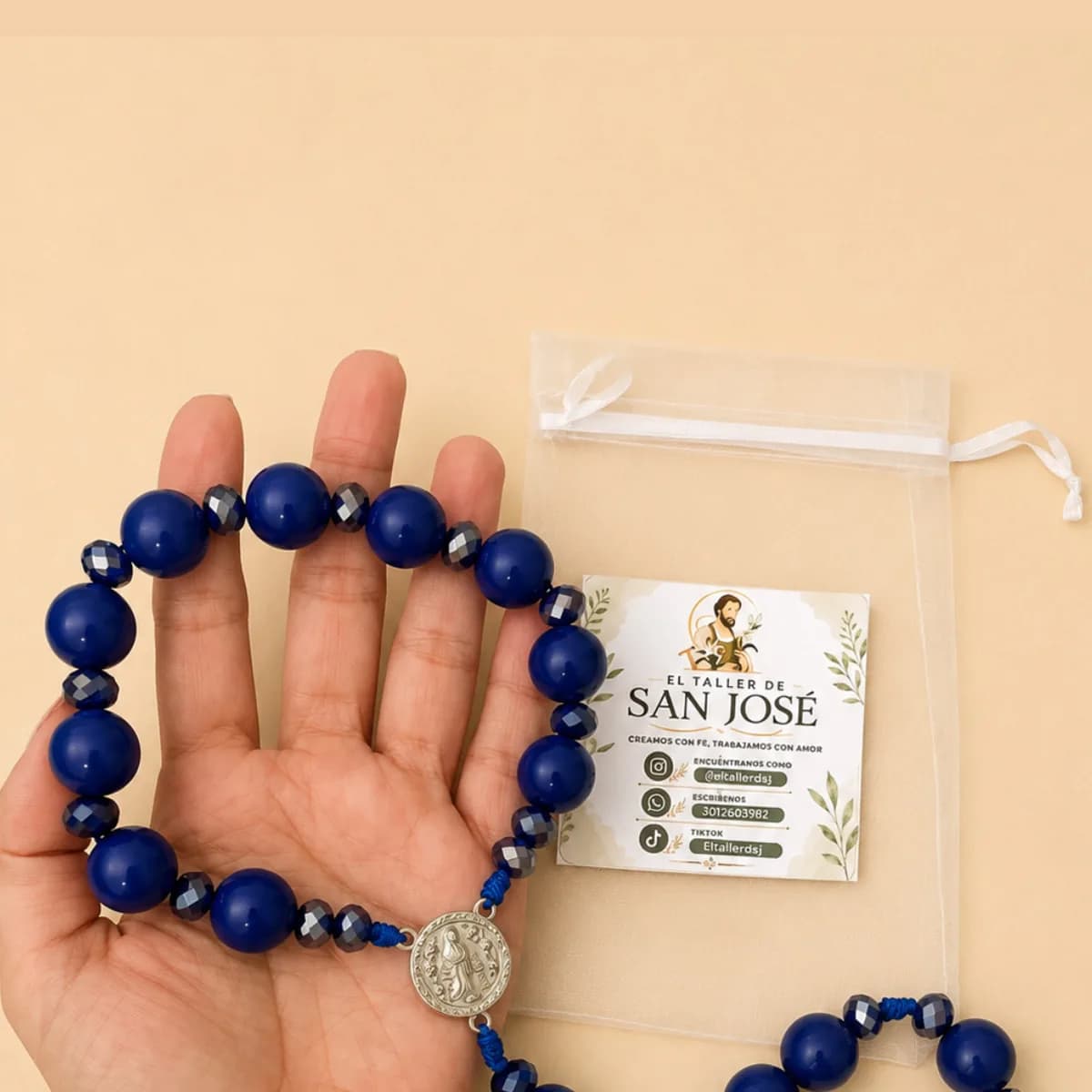 Bendición azul rey